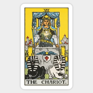 The Chariot tarot card Sticker